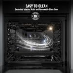 24 Inch Electric Wall Oven with 8 Functions