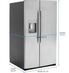 GE Profile 25.3 cu. ft. Stainless Steel Refrigerator