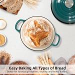 Davivy 5.5QT Enameled Cast Iron Dutch Oven