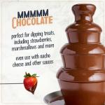 4-Tier Electric Chocolate Fondue Fountain Machine