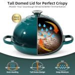 Davivy 5.5QT Enameled Cast Iron Dutch Oven