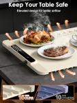 Electric Food Warming Mat with Timer and Settings