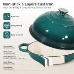 Davivy 5.5QT Enameled Cast Iron Dutch Oven