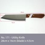 Kiwi Stainless Steel 8-Inch Thai Chef Knife