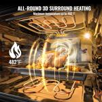 24 Inch Electric Wall Oven with 8 Functions