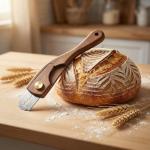 Uswin Wooden Dough Scoring Tool with 5 Blades