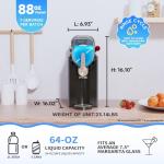 Slushie Machine with LED Display and Pre-set Programs