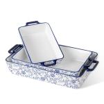 Cerkik Ceramic Bakeware Set - 3-Piece Casserole Set
