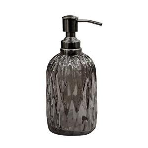 Refillable Liquid Soap Dispenser with Black Trim