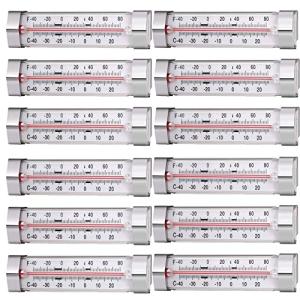 GERUSEA 12 Pack Fridge and Freezer Thermometers