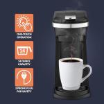 Single Serve Coffee Maker for Ground Coffee & K-Cups