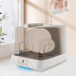 Compact Automatic Countertop Dishwasher with 6 Programs