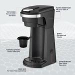 Single Serve Coffee Maker for Ground Coffee & K-Cups