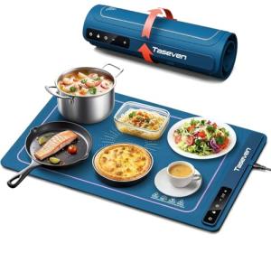 Silicone Food Warming Mat with 7 Heat Settings