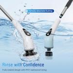 Cordless Electric Spin Scrubber with 8 Heads