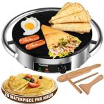 WantJoin 16 Inch Electric Crepe Maker with Non-Stick Surface