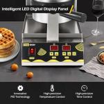 Dyna-Living 180° Rotating Belgian Waffle Maker