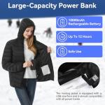 CHANGEOWN Unisex Heated Jacket with 15 Heating Zones