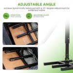 NEWTRY Manual Trash Compactor with Adjustable Handle