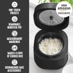 GreenLife 2-Cup Digital Rice Cooker, Nonstick Pot