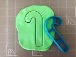 4-Inch Candy Cane Cookie Cutter