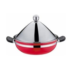11-Inch Stainless Steel Tajine with Tapered Lid