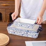 Cerkik Ceramic Bakeware Set - 3-Piece Casserole Set