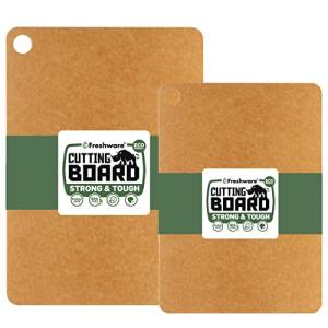 Freshware Dishwasher Safe Wood Cutting Boards Set
