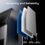 200lbs/24H Stainless Steel Ice Maker for Kitchen