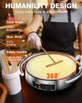 WantJoin 16 Inch Electric Crepe Maker with Non-Stick Surface