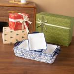 Cerkik Ceramic Bakeware Set - 3-Piece Casserole Set