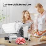 ROVSUN 10-Inch Electric Meat Slicer with Adjustable Thickness