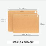 Freshware Dishwasher Safe Wood Cutting Boards Set