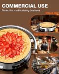 WantJoin 16 Inch Electric Crepe Maker with Non-Stick Surface