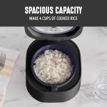 GreenLife 2-Cup Digital Rice Cooker, Nonstick Pot