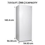 Koolatron 7.0 Cu Ft Garage Ready Upright Freezer