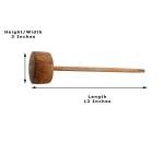 Wooden Daal Ghotani and Mathani Set