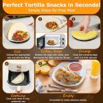 Tortilla Sealer Press - 4-Piece Quesadilla Maker