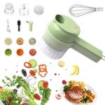 Portable 4-in-1 Wireless Vegetable Cutter Set
