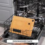 Freshware Dishwasher Safe Wood Cutting Boards Set