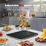 Ultra-thin Portable Induction Cooktop with Timer