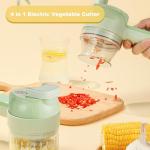 Portable 4-in-1 Wireless Vegetable Cutter Set