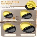 Tortilla Sealer Press - 4-Piece Quesadilla Maker