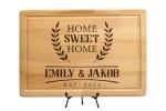 Custom Bamboo Cutting Board for New Homeowners