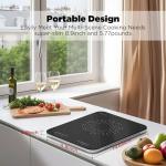 Ultra-thin Portable Induction Cooktop with Timer