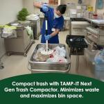 TAMP-IT Manual Trash Compactor Tool for Kitchen
