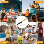 3-Piece Black Paring Knife Set with Sheath