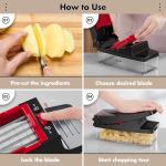 Geedel 4-in-1 Vegetable Chopper and Slicer