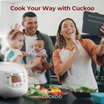 CUCKOO 6-Cup Micom Rice Cooker with Steamer
