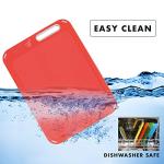 Set of 4 BPA-Free Plastic Cutting Boards